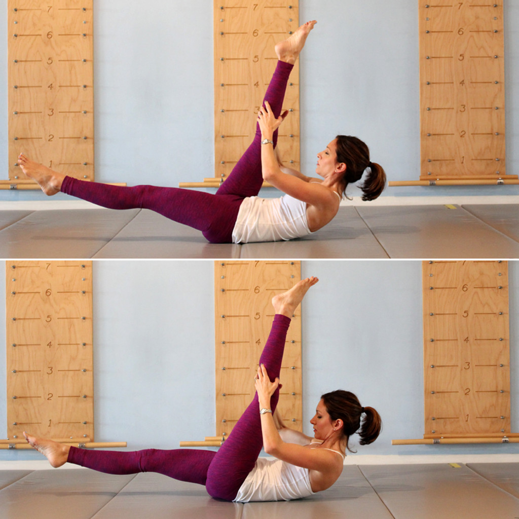 Single-Straight-Leg-Stretch