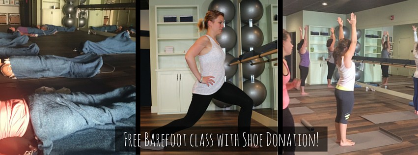 Barefoot Class Free with Donation of Shoes and Socks